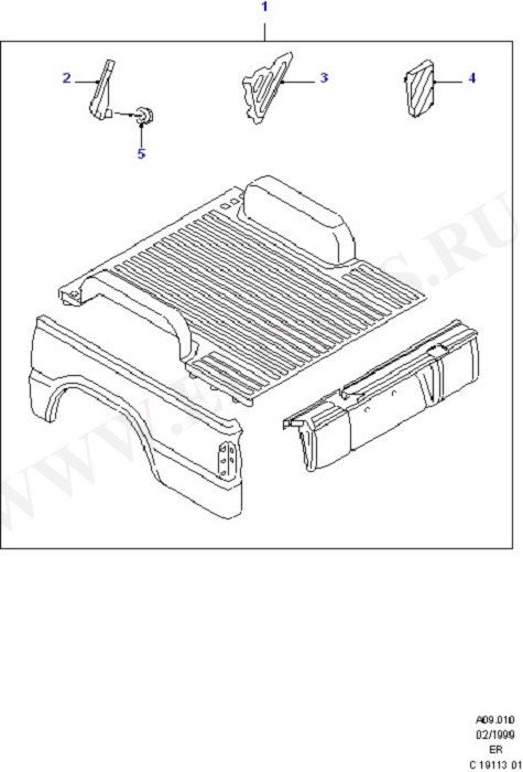 Steel Platform (Side Panels/Side Trim/Side Glass)