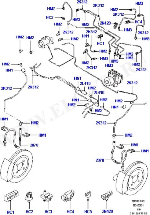 Front Brake Pipes ( -  )