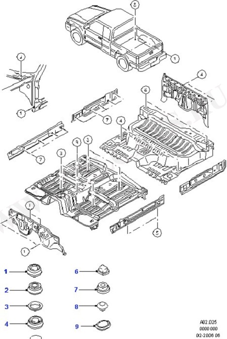 Plugs - Body (Floor Panels And Floor Members)