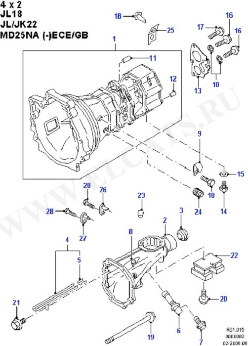 Transmission & Transfer Drive Case (Manual Transaxle And Case)