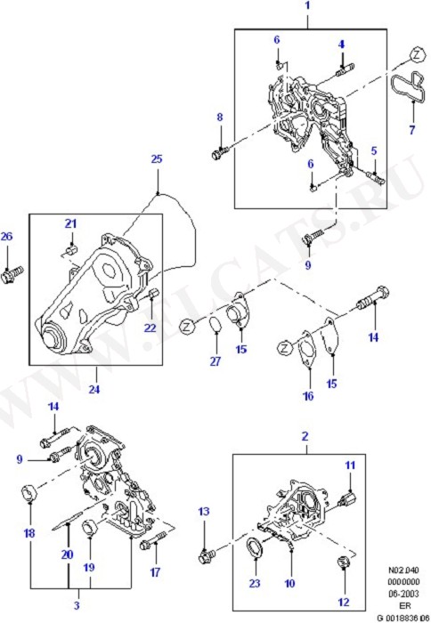 Timing Gear Covers (Head/Manifolds/Intercooler/Turbo)