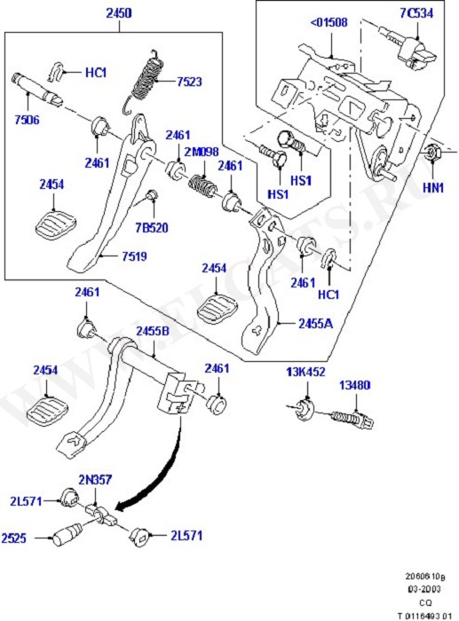 Brake And Clutch Controls ( -  )