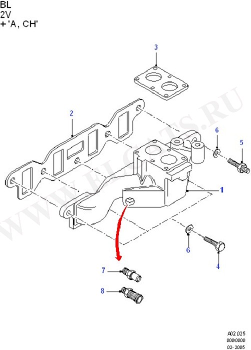 Cylinder Head/Valves/Manifolds/EGR (OHV/HCS)