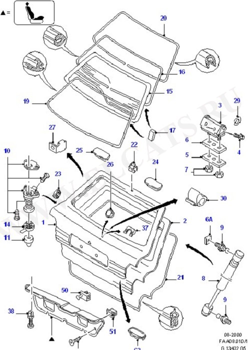 Tailgate And Related Parts (Tailgate/Back Doors & Rear Wiper)