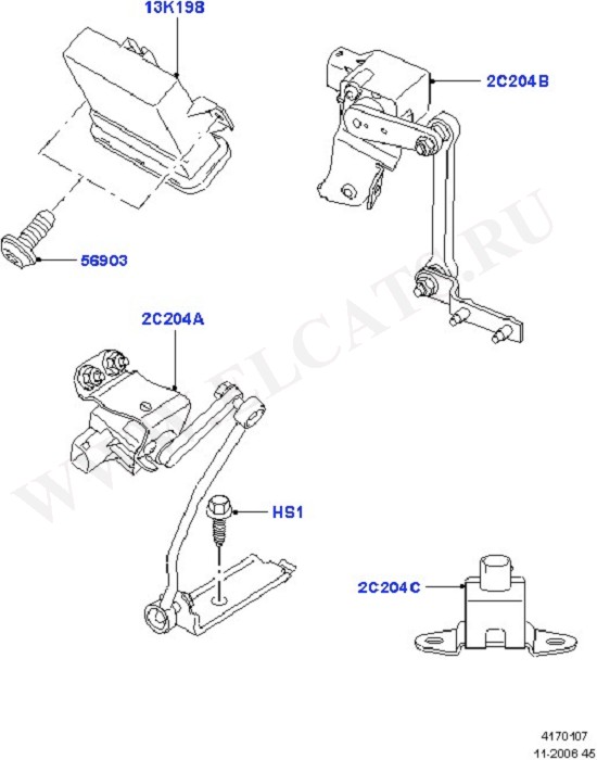 Automatic Headlamp Levelling System (Front & Interior Lamps)