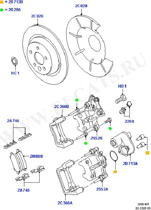 Rear Brake Discs And Calipers ( .  )