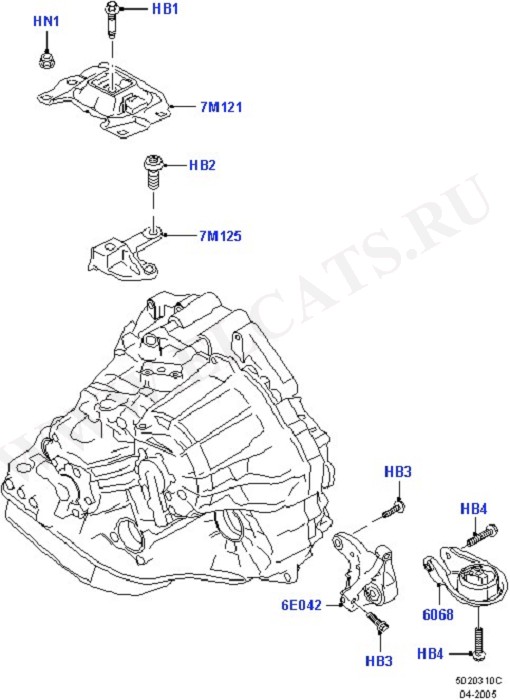 Transmission Mounting (Engine & Transmission Mountings)