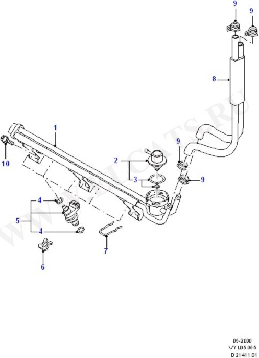 Fuel Injectors And Pipes (Fuel System - Engine)