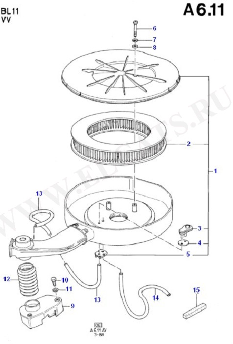 Engine Air Intake/Emission Control (OHV/HCS)