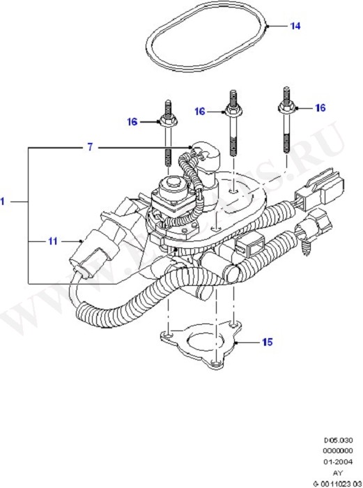 Fuel System - Engine (CVH 1.8 (Sierra))