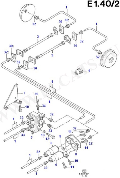 Brake Pipes (Master Cylinder/Brake Booster/Pipes)