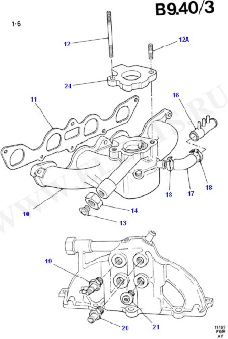 Emission Control - Vacuum Lines (CVH)