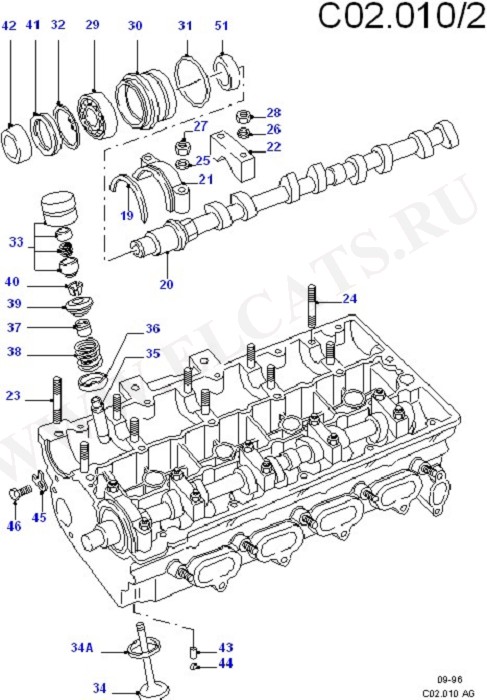 Cylinder Head/Valves/Rocker Cover (Cosworth(CH))