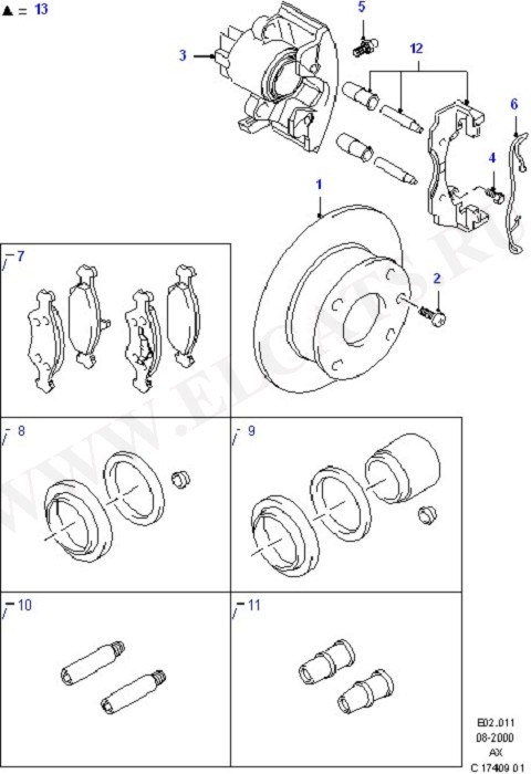 Front Brake Discs And Calipers ( )