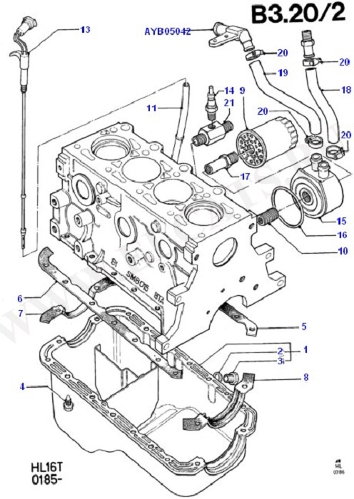 Oil Pump/Pan/Filter/Level Indicator (CVH)