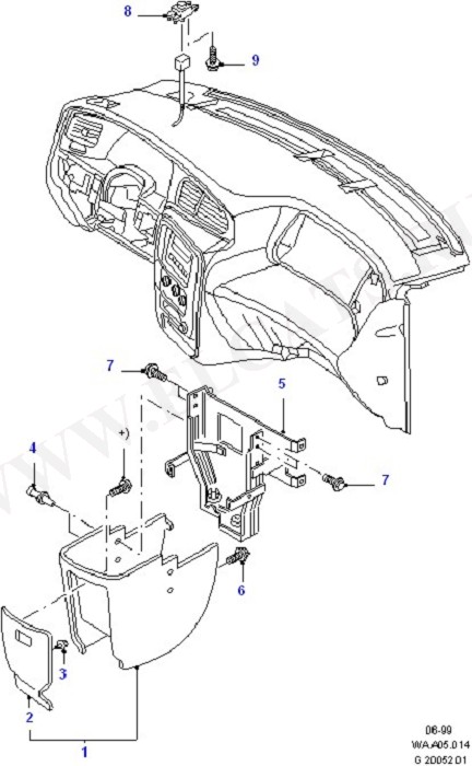 Instrument Panel Stowage Boxes (Instrument Panel)