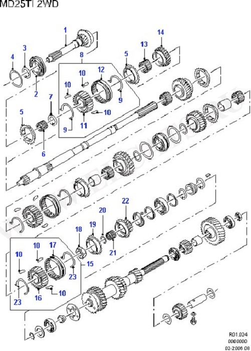 Transmission/Transfer Dr.Components (Manual Transaxle And Case)