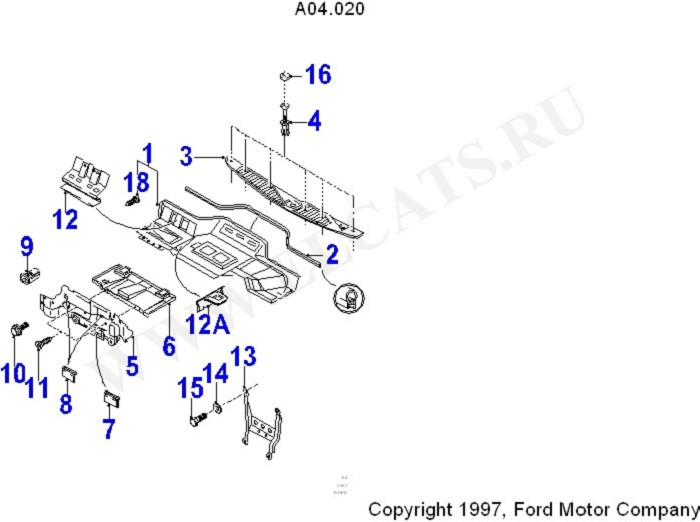 Cowl/Panel And Related Parts (Dash Panel/Apron/Heater/Windscreen)