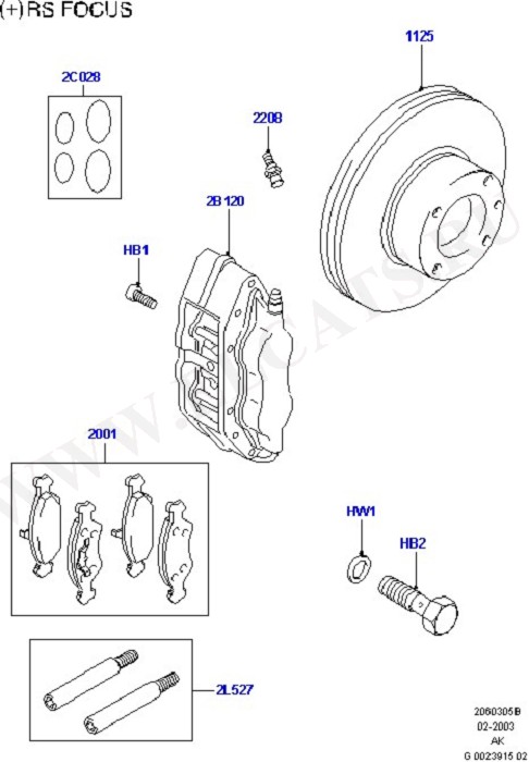 Front Brake Discs And Calipers (    )