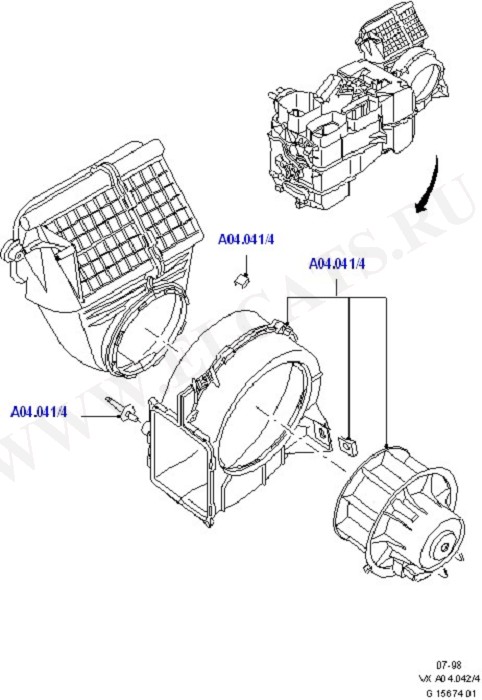 Air Conditioning System - Manual (Dash Panel/Apron/Heater/Windscreen)
