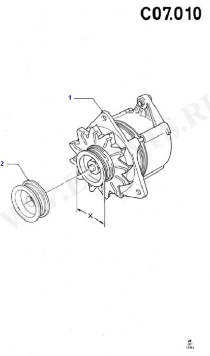 Alternator/Starter Motor & Ignition (Cosworth V6 2.9 24 Valve)