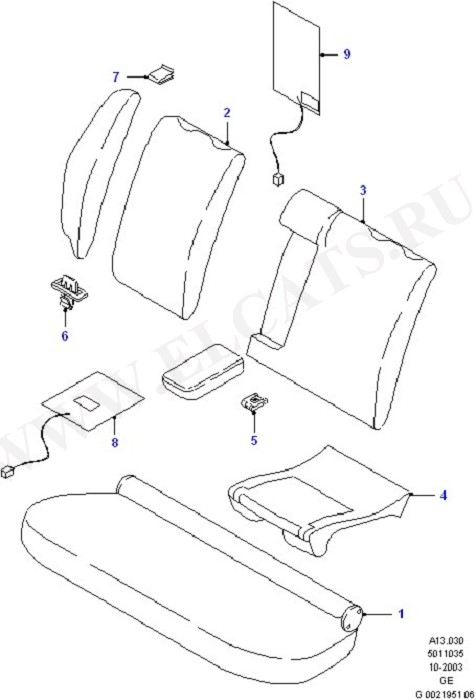 Rear Seat Pads/Valances & Heating (Seats And Covers)