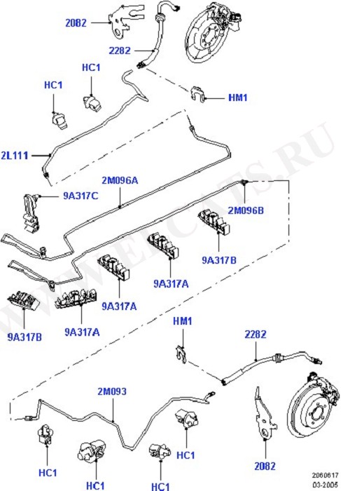 Rear Brake Pipes ( -  )