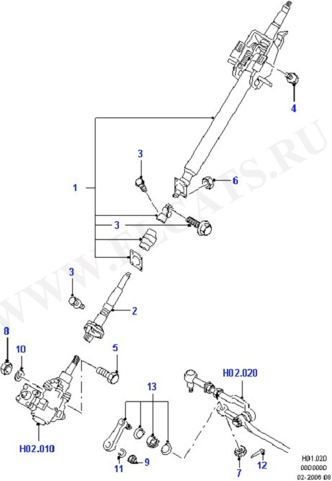 Steering Column And Bearings (    )