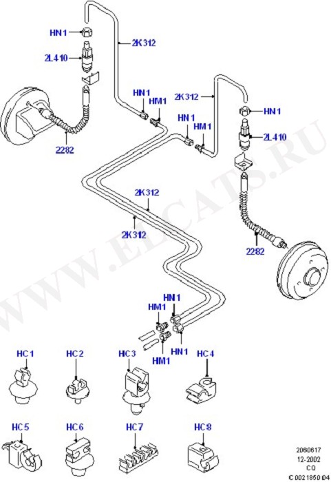 Rear Brake Pipes ( -  )