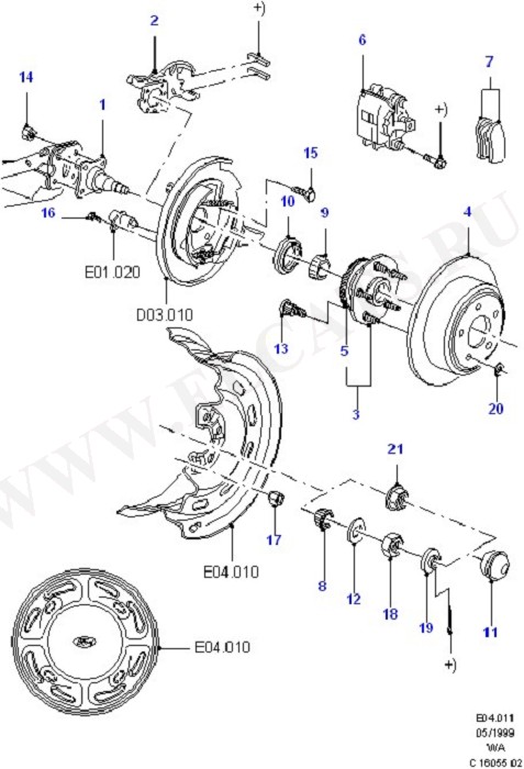 Rear Brake Discs And Calipers (  )