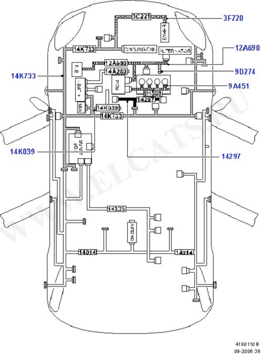 Каталог запчастей Ford Focus 2004-/Focus C-MAX 2003- (CAP) : Электрика