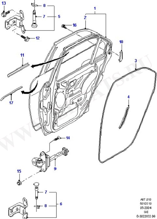 Rear Doors, Hinges & Weatherstrips (Rear Doors And Related Parts)