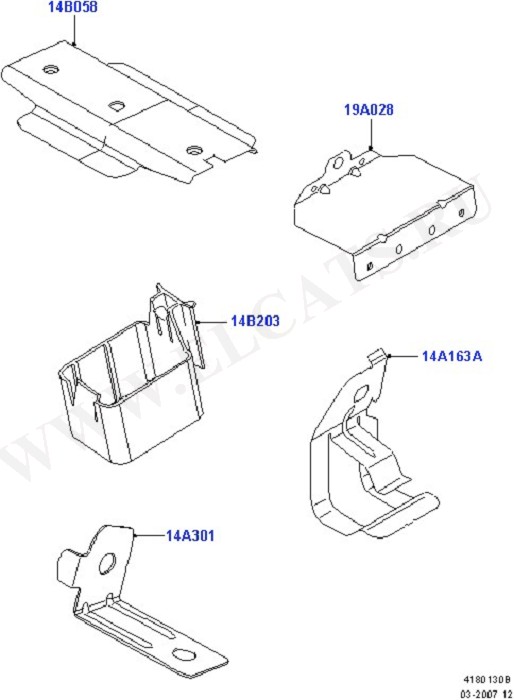 Mountings - Modules, Sensors,Relays (Wiring System & Related Parts)