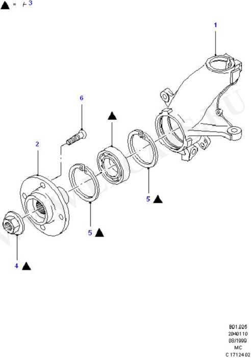 Front Knuckle And Hub (Suspension & Drive Shafts - Front)