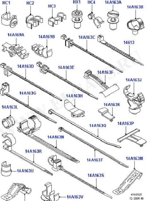 Wiring Clamps (Wiring System & Related Parts)