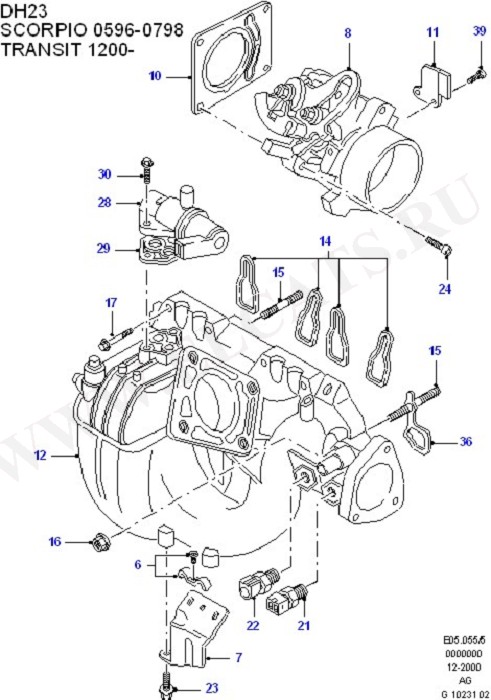 Fuel System - Engine (DOHC(DL/DH))