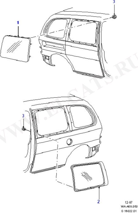 Side Windows - Sliding And Fixed (Trim Panels)