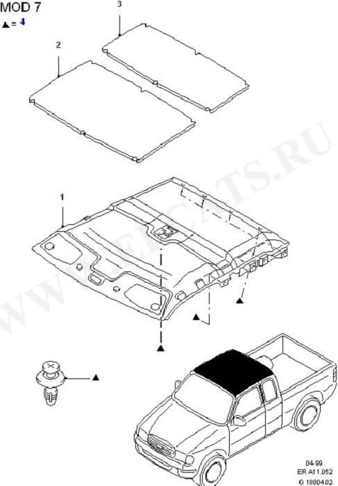 Headlining (Roof And Trim Panels)