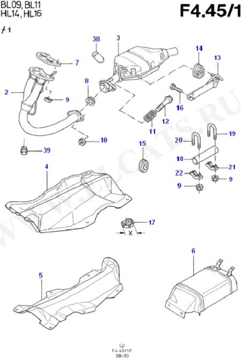 Catalyst Installation Kits (Exhaust System And Heat Shields)
