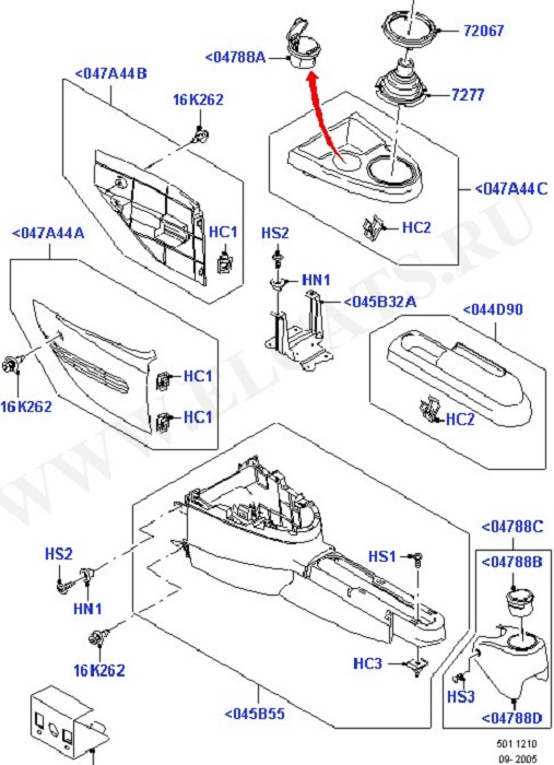 Console - Floor (Instrument Panel And Console)