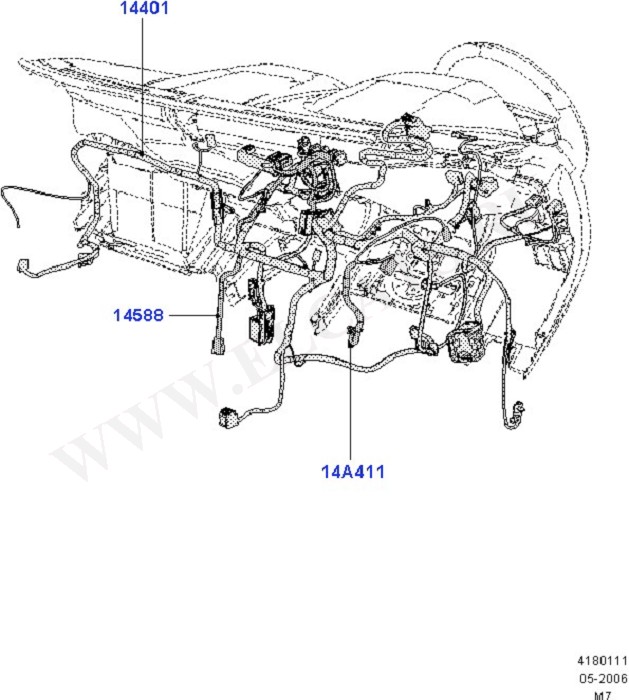 Wiring - Dash And Floor Console (Wiring System & Related Parts)