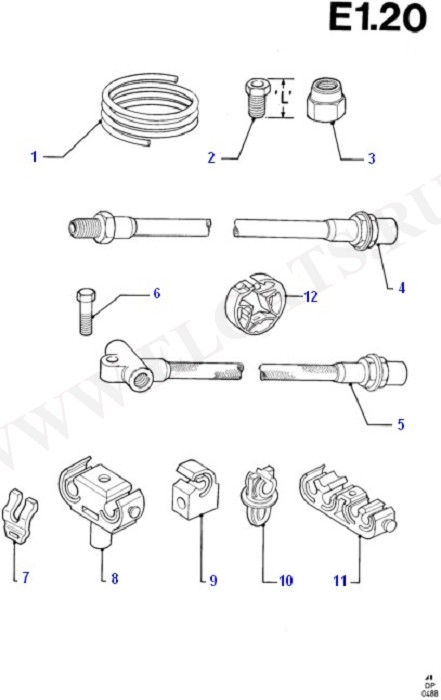 Brake Pipes (Master Cylinder/Brake Booster/Pipes)