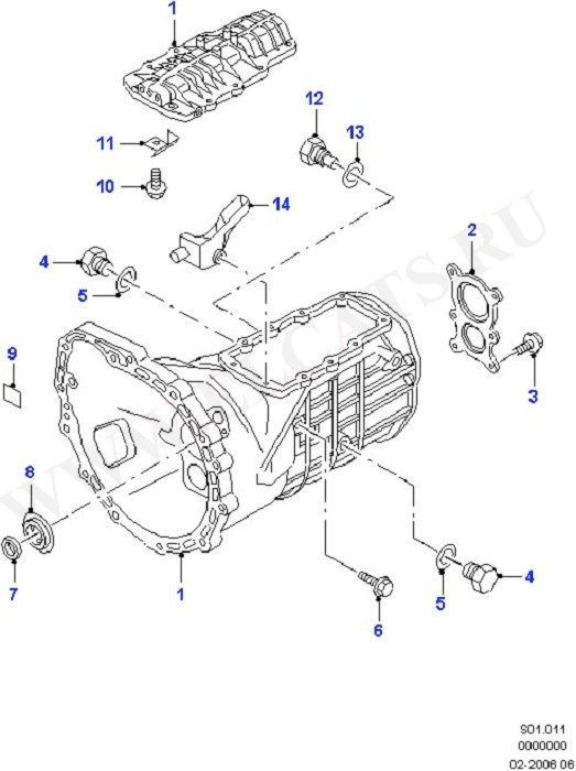 Transmission Case And Components (. )