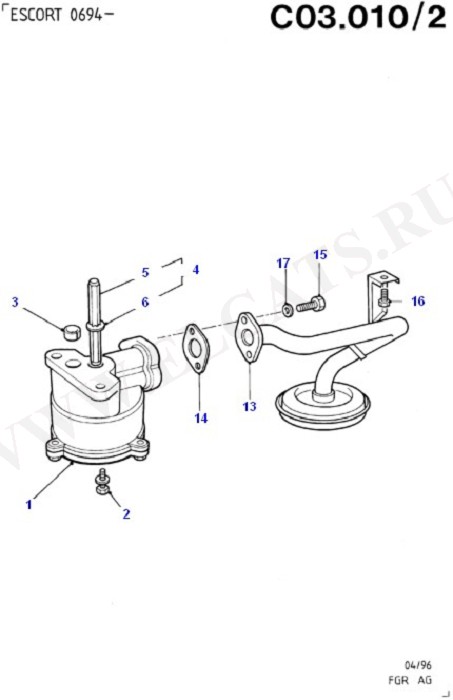 Oil Pump/Pan/Filter/Level Indicator (Cosworth(CH))