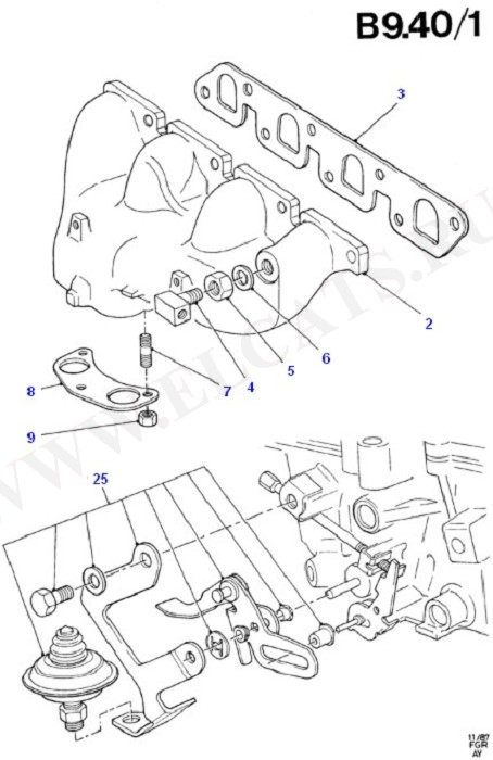 Emission Control - Vacuum Lines (CVH)