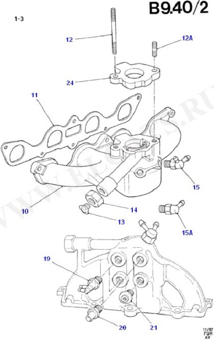 Emission Control - Vacuum Lines (CVH)