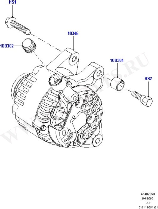Alternator And Mountings (  )