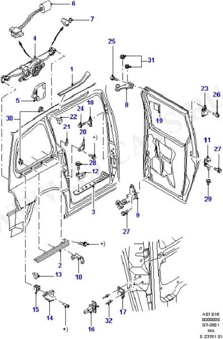 Track - Sliding Side Load Door (Door - Side (Sliding))