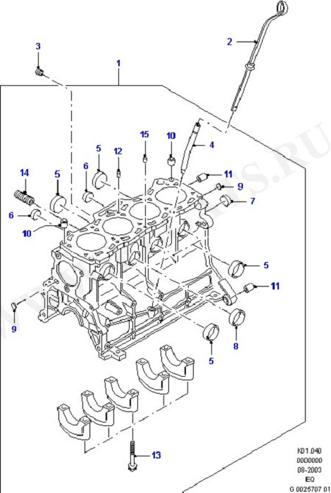 Cylinder Block And Plugs (Engine/Block And Internals)