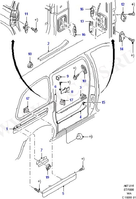 Track - Sliding Side Load Door (Door - Side (Sliding))